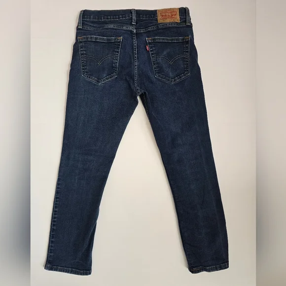 Levi's Dark Blue Slim Men's Jeans - Picture 3 of 4